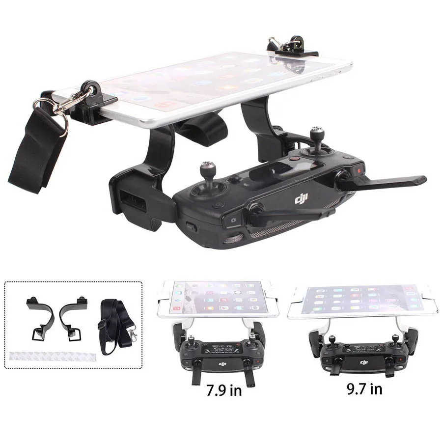 

Remote Controller 7.9inch 9.7inch Tablet Support Bracket Tablet Clamp with Dual Rings For DJI Mavic Pro & Spark