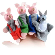 4 шт. куклы детские мягкие куклы для мальчиков мягкие Игрушки для маленьких свиней для девочек и мальчиков Рождественский подарок на палец