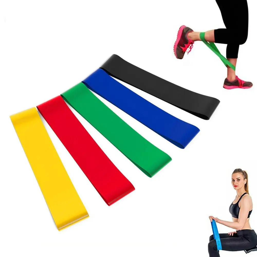 Exercise Resistance Loop Bands (set of 5) Extra Wide Resistance Bands