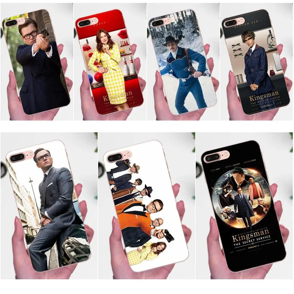 Для Xiaomi Redmi Note 2 3S 4 4A 4X 5 5A 6 6A Pro Plus Мягкий узор Розовый Kingsman золотой круг | Мобильные