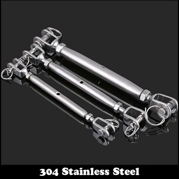 

M5 M6 M8 M10 M12 M16 M20 304 Stainless Steel Tensile Chain Rigging Closed Body Marine Boat Wire Rope U&U Jaw To Jaw Turnbukle