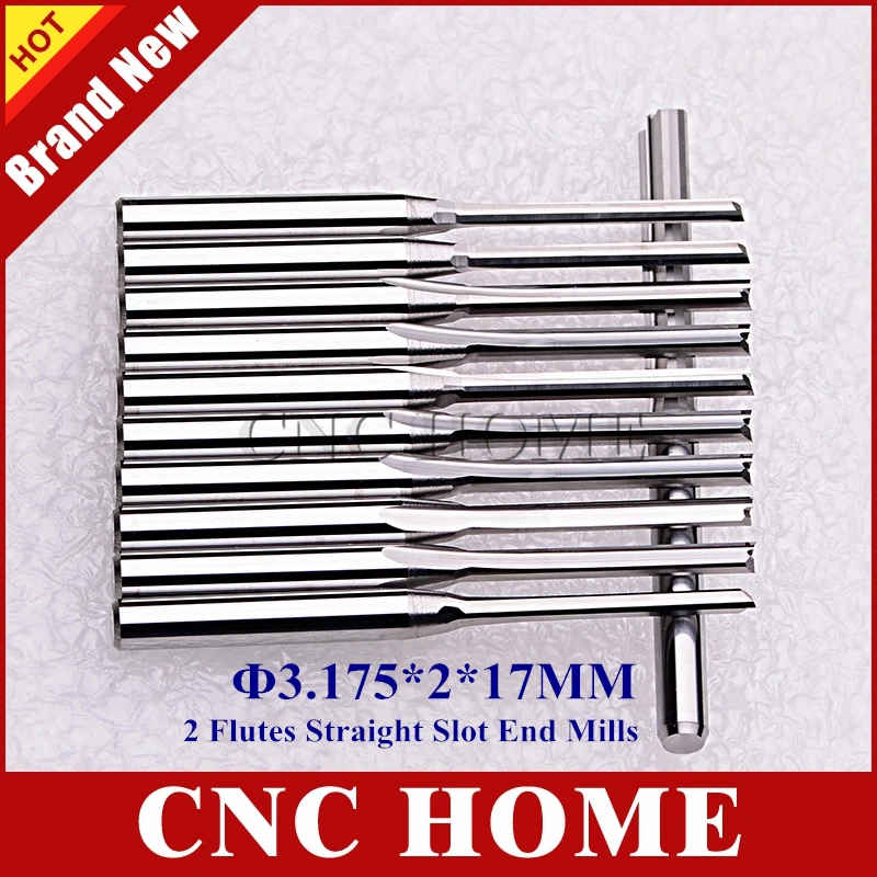 10 шт. твердосплавные фрезы с двумя зубьями 3 175 мм|cnc router bits|router bitcutter cnc |