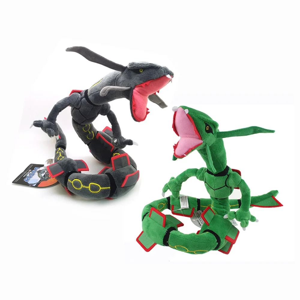 10/Лот Новые 78 см Зеленые Черные Rayquaza Плюшевые игрушки-Драконы мягкие аниме куклы для лучших подарков мягкие игрушки - Цвет: Mix Up