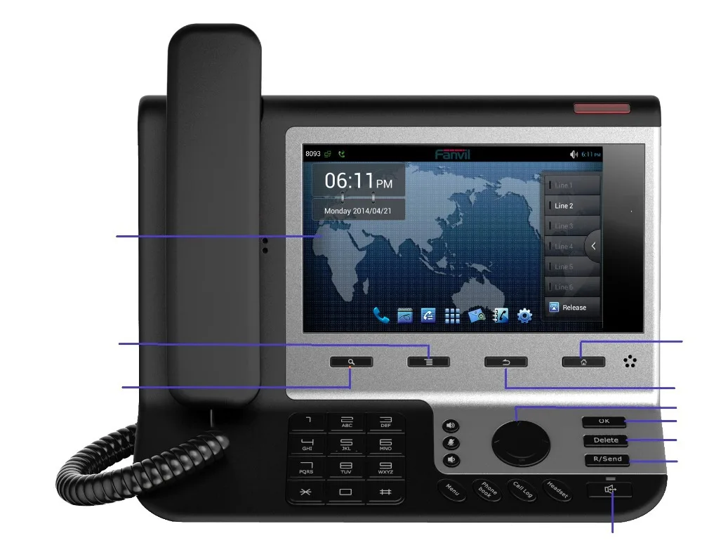 Camera Sip Phone For Android aliexpress com buy 2015 limited rushed mini telephone sip 4 2 android video phone ip conference telefone 6 lines landline vintage