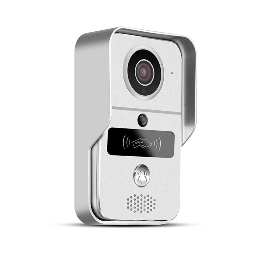 

Via 102C Smart Doorbell with WIFI or Network Cable, Silver/Gold, Free Shipping