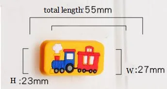 1 шт. детский шкаф ручка мультфильм резиновый поезд кухонный ящик ручка детский комод тянет мебельное оборудование