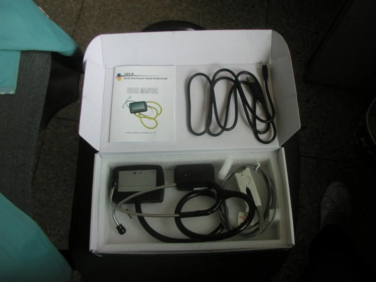 

CMS-M CE TFT 2.7 inch waveform + SPO2 Monitor Multi Function Portable Stethoscope Heart Rate