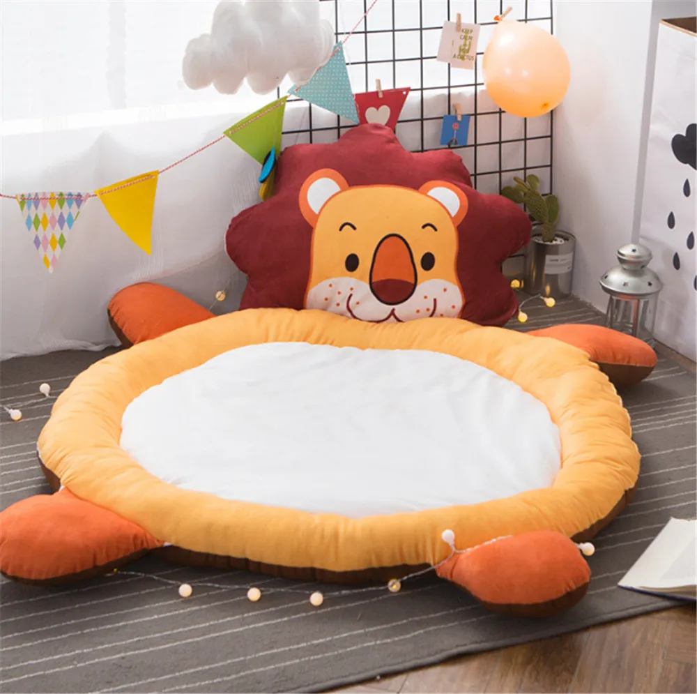animals owl bunny lion fox  Car Cushion Plush Baby Game Pad Carpet  3