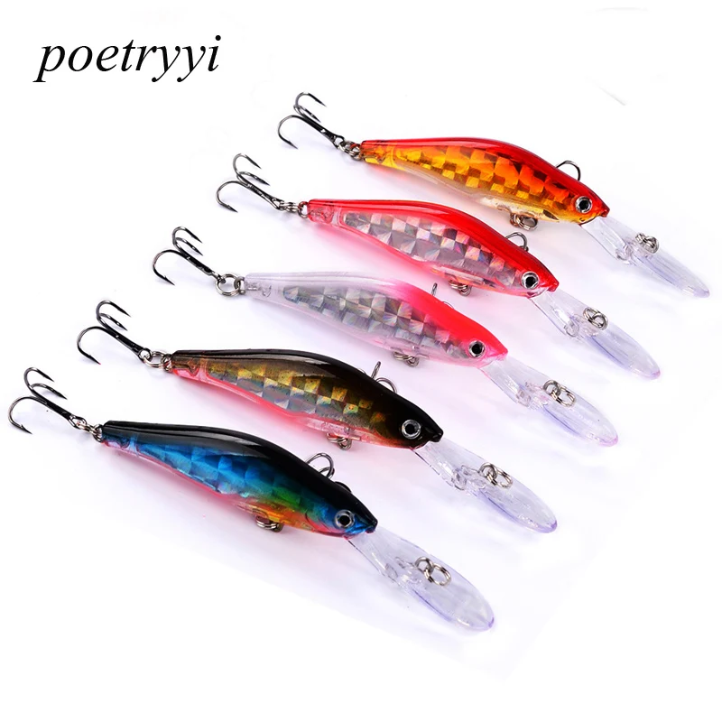 1 шт./5 шт. жесткая рыболовная приманка 9 5 см 7 г | Спорт и развлечения
