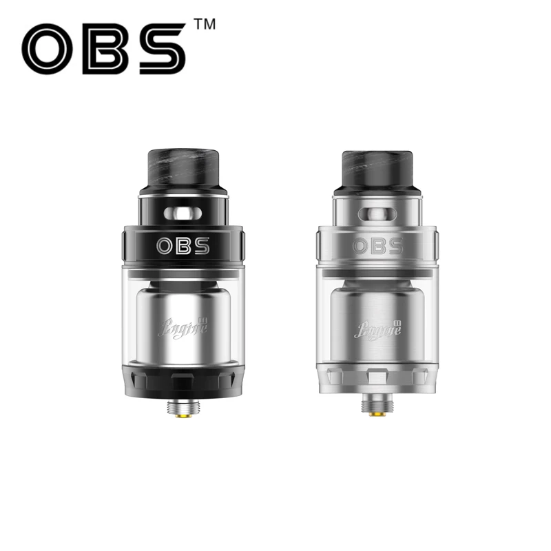 

Original OBS Engine 2 RTA 5ml Tank Capacity Dual Coil 26mm Diameter Top Airflow Design Easy Dual Coil RTA E cigarettes Vape Tank