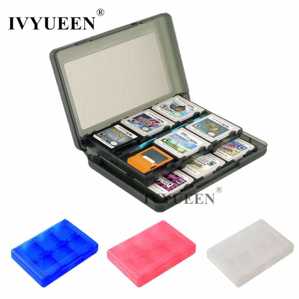 IVYUEEN 28 в 1 игровой карты памяти Micro SD Дело держатель для Nintend NDS NDSi LL 2DS 3DS XL Новый 3DS LL XL ящик для хранения картриджей