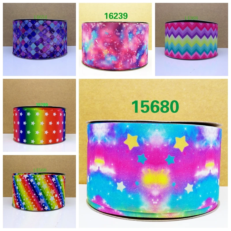 

Free shipping 50 yard per size cartoon ribbon printed grosgrain ribbon 15780