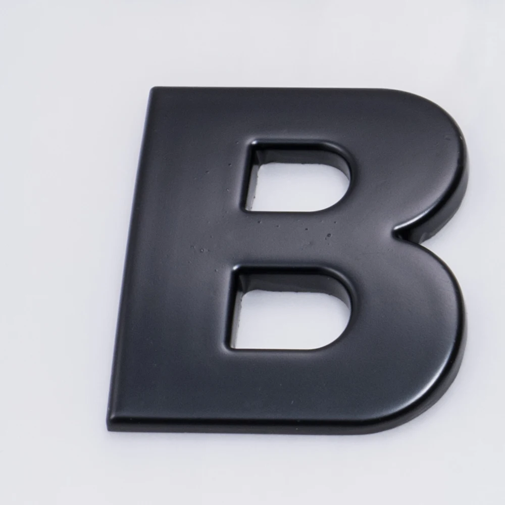 Car Sticker Universal 3D Alphabet Letter Self Adhesive Auto Badge Emblem A-Z 