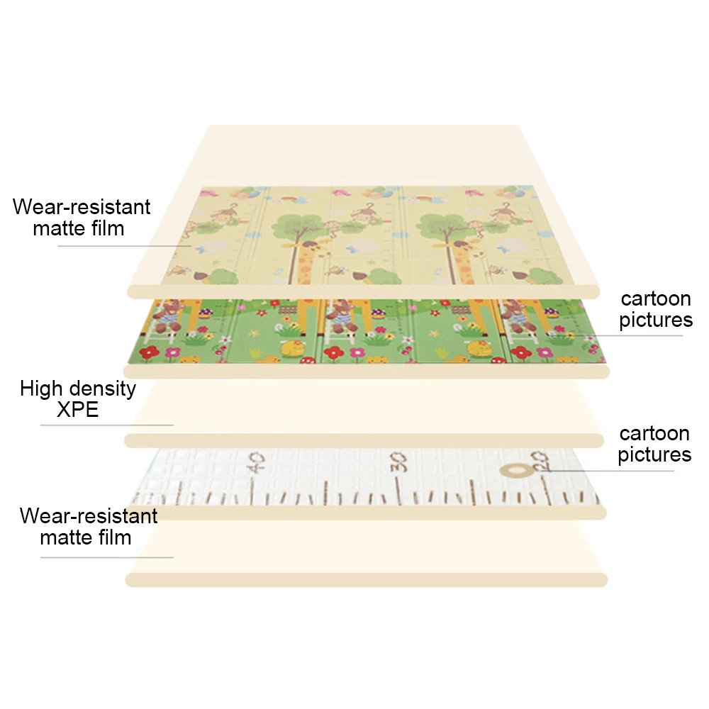 Infant Baby Foldable Play Double sided Mat Thickened Puzzle Children s Mat Baby Climbing Pad Kids 4