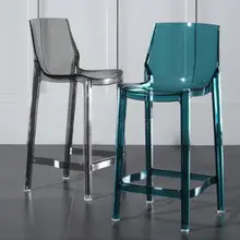 Прозрачный стержень, барный стул, нордический стул, акриловый стул, высокий стул, барный стул, барный стул