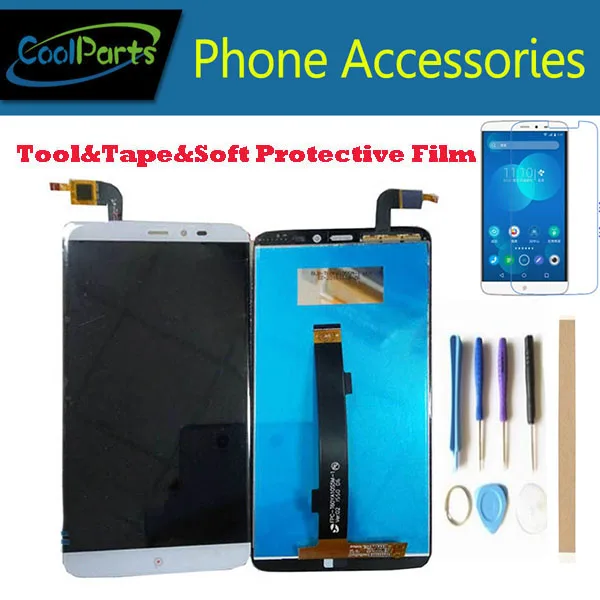 

Original" For PPTV King 7 PP6000 LCD Display Screen With Touch Screen Digitizer Replacement Part With Frame With Tools Tape