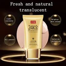 24 k Gold уход за кожей BB крем против морщин Омолаживающий увлажняющий консилер, избавление от веснушек изоляции крем для лица крем для ухода за кожей