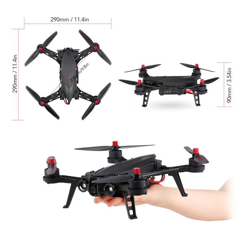 MJX Bugs 6 RC Helicopter High Speed Brushless Motor RC Drone Camera 720P FPV Real-Time Image Transmission B6 5.8G Quadcopter