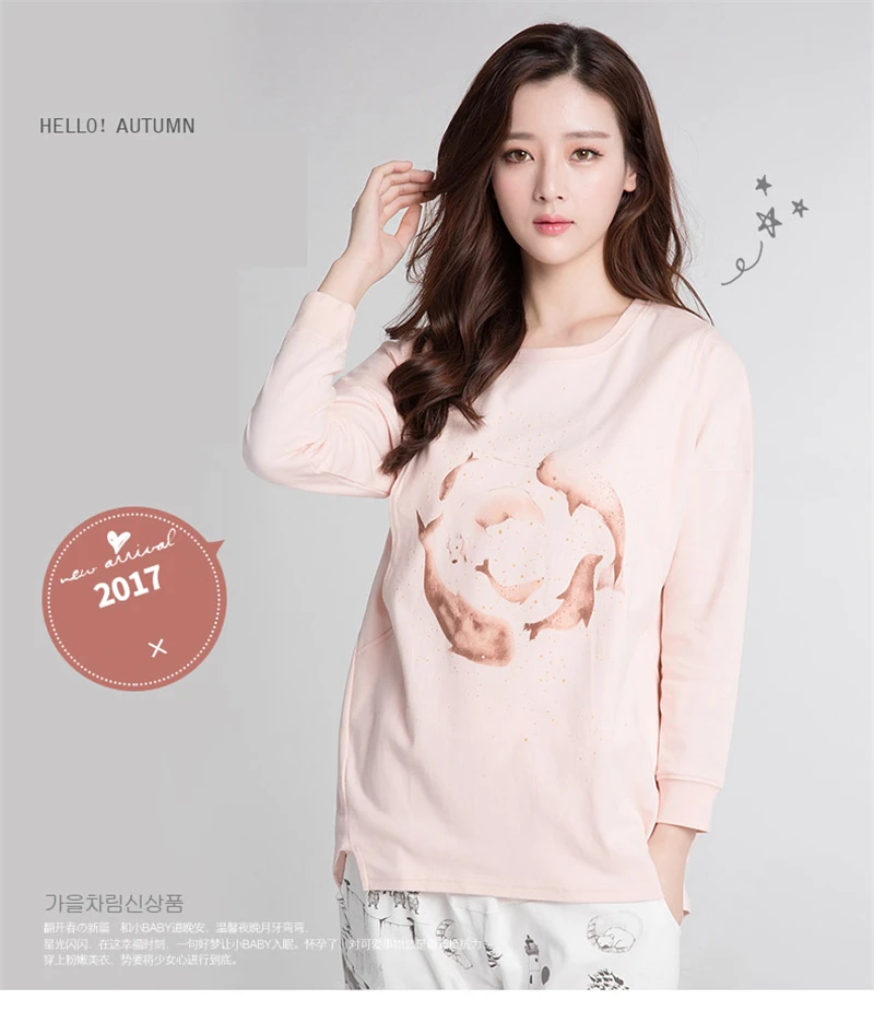 Autumn Winter Maternity Nursing Clothing Suit Clothes For Pregnant Women (3)