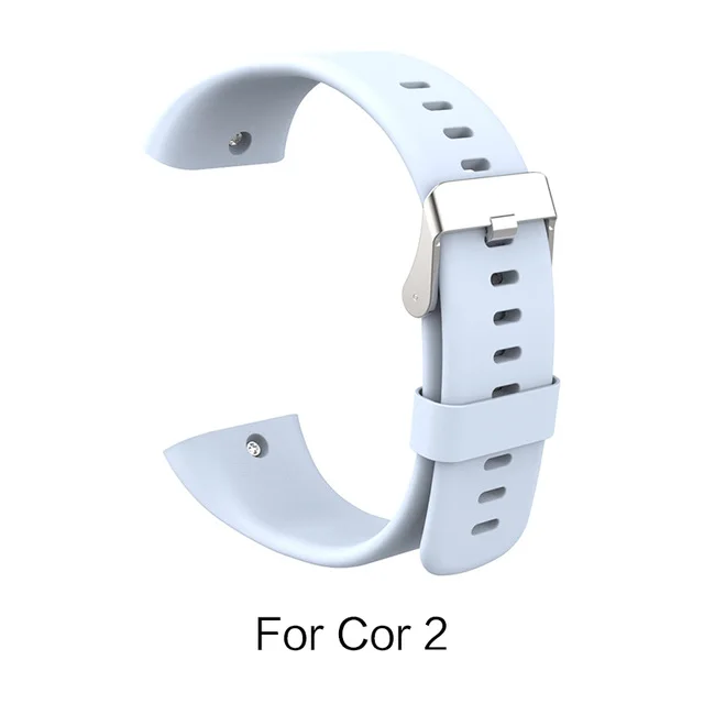 SIKAI Sillicone ремешок для часов Huami Amazfit Cor Сменные удобные цветные часы-браслет для Xiaomi Cor A1702 band - Цвет: Gray Strap for cor2
