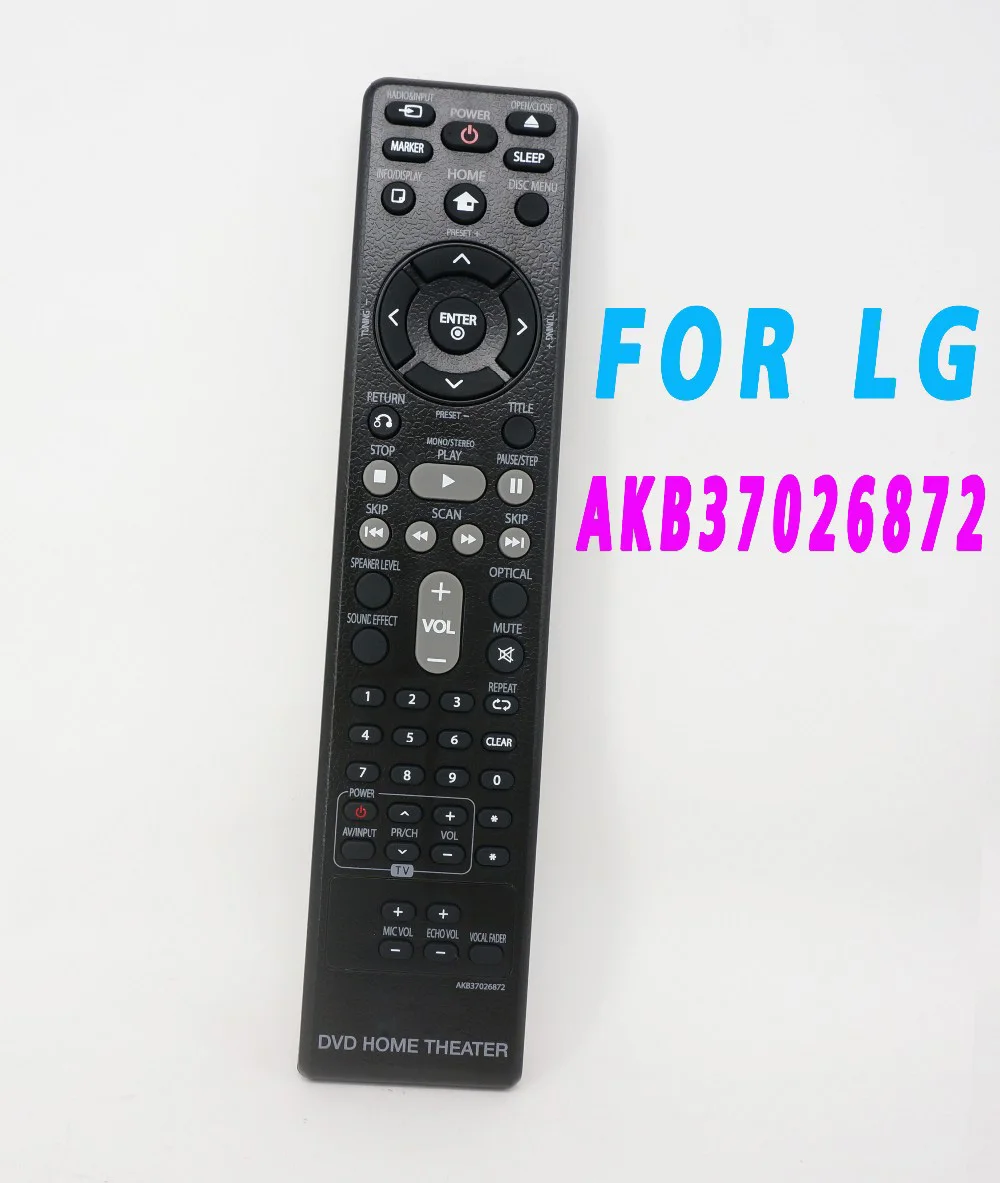 Original New Remote Control Akb37026872 For Lg Dvd Home Theater Original New Remote Control Akb37026872 For Lg Dvd Home Theater Uzaktan Anda Controle Remoto