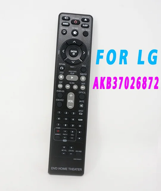 Original New Remote Control Akb37026872 For Lg Dvd Home Theater Original New Remote Control Akb37026872 For Lg Dvd Home Theater Uzaktan Anda Controle Remoto