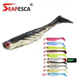 SEAPESCA 5 шт./лот имитация гольян Шад приманка для рыбалки 70 мм 3g Vivid Плавание рыбы приманки 3D натуральный средства ухода для век мягкие YA385