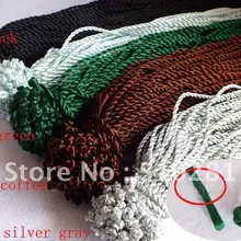 100 шт./лот, синий, черный, серебристый, зеленый, кофейный, 3 мм, 50 см/20 дюймов, плетеный шелковый шнур, ожерелье, сатиновый шнур, ожерелье