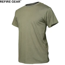 Летняя камуфляжная хлопковая футболка для мужчин, быстросохнущая камуфляжная футболка с круглым вырезом, дышащая футболка с коротким рукавом для кемпинга, походов, охоты