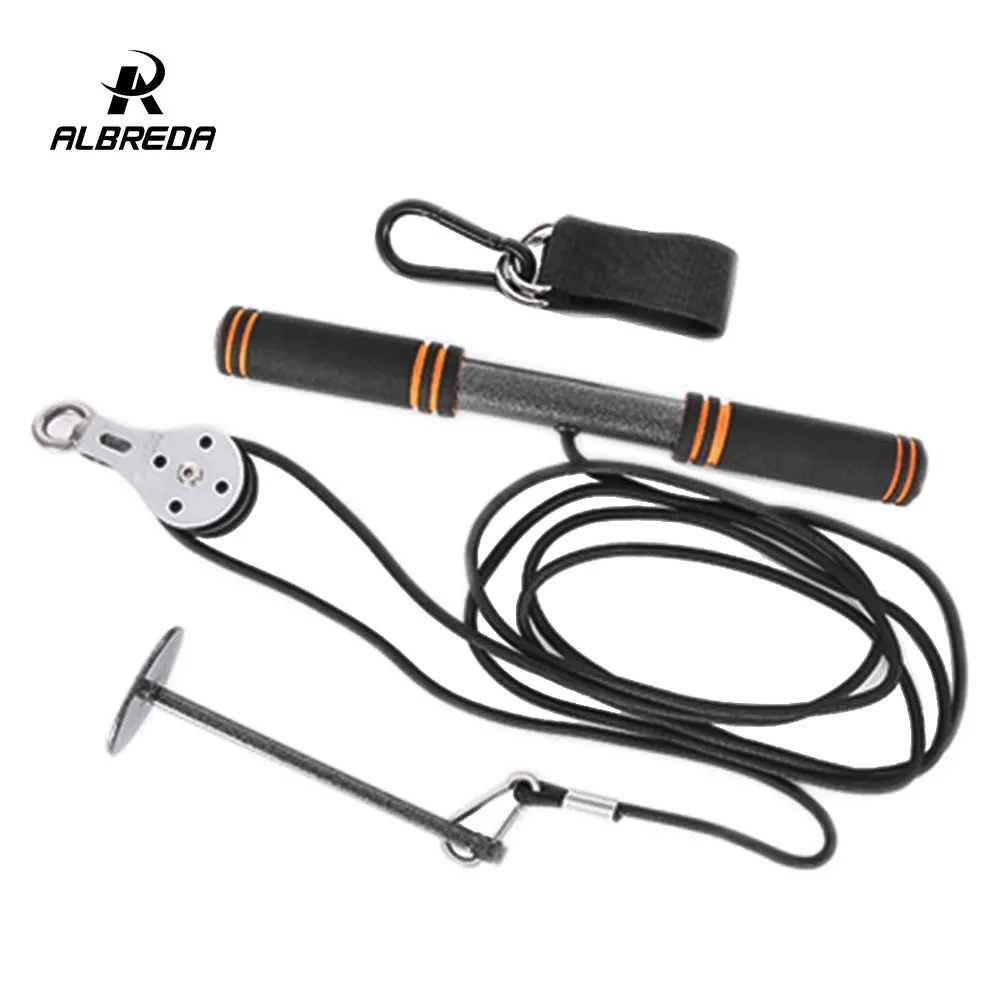 ALBREDA Wrist Forearm Gym Workout Arm pulley Dumbbell accessories Exercise Body Building Strength Training Fitness Equipment