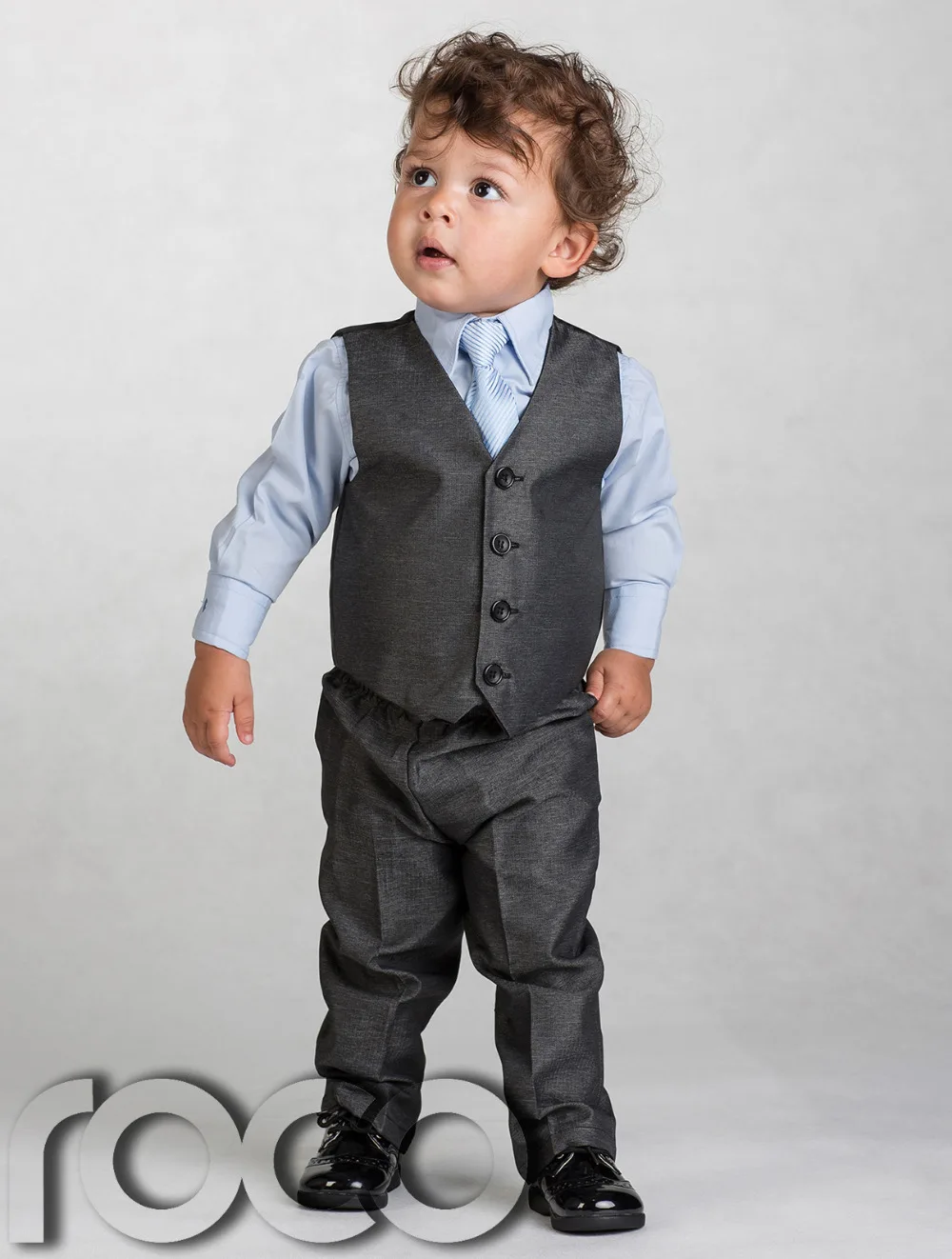Custom Made Grey Boys Suits For Weddings Boys Prom Suits Kids Tuxedo