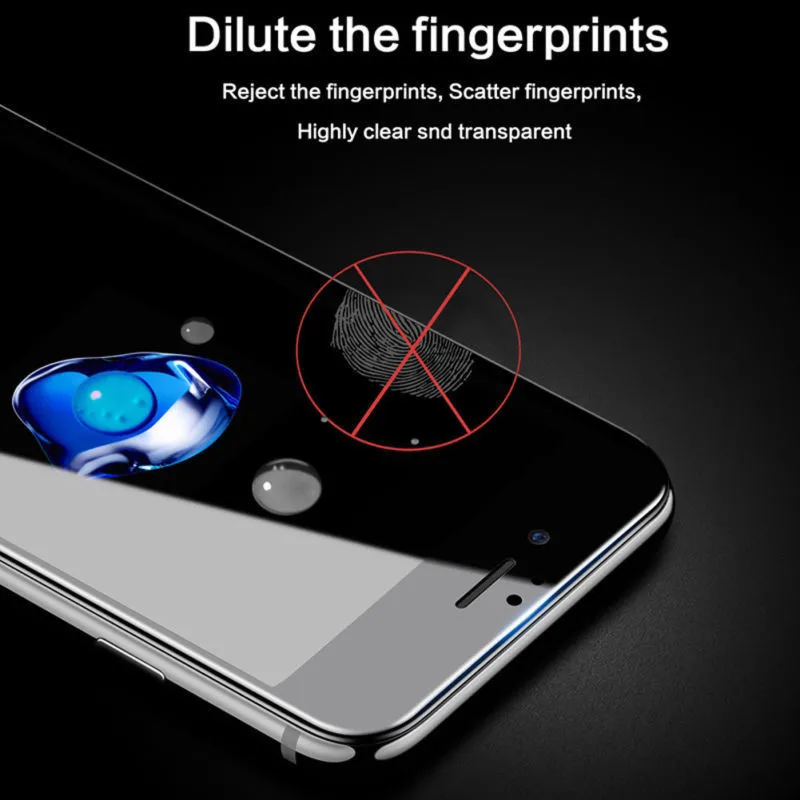 HOPCHAM 5D холодная резьба полное покрытие закаленное стекло для iPhone 7/8 plus 9H 3D/4D защита