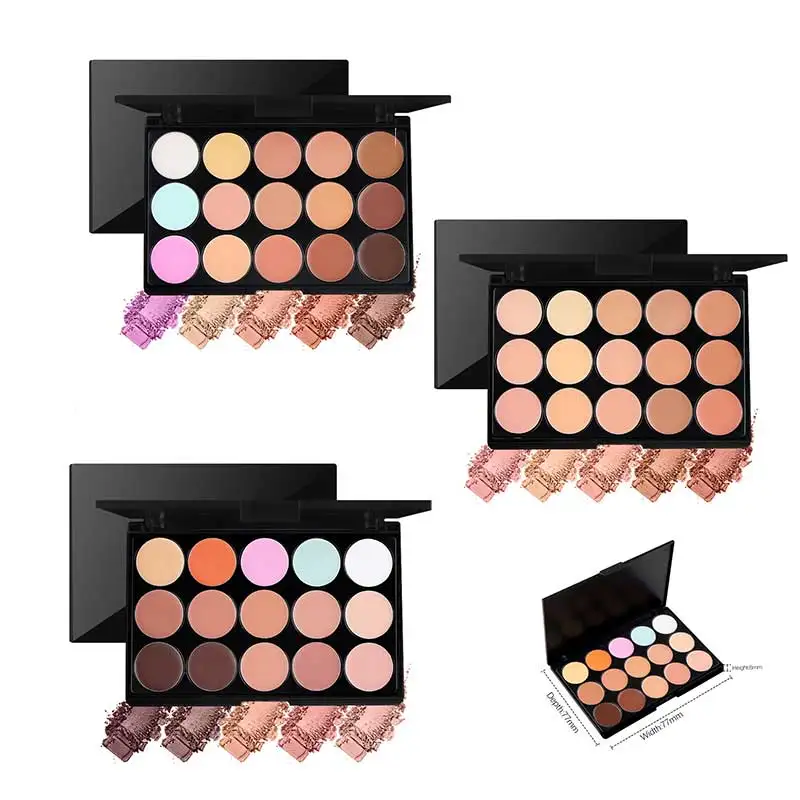 

Natural Professional Concealer Palettes 15 Colors makeup Foundation Facial Face Cream Cosmetic contour palette concealer palette