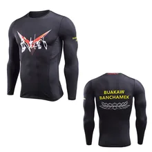 Новинка, брендовая Футболка с принтом и длинными рукавами, футболка для бега с анимацией, весенние крутые мужские спортивные футболки, топы