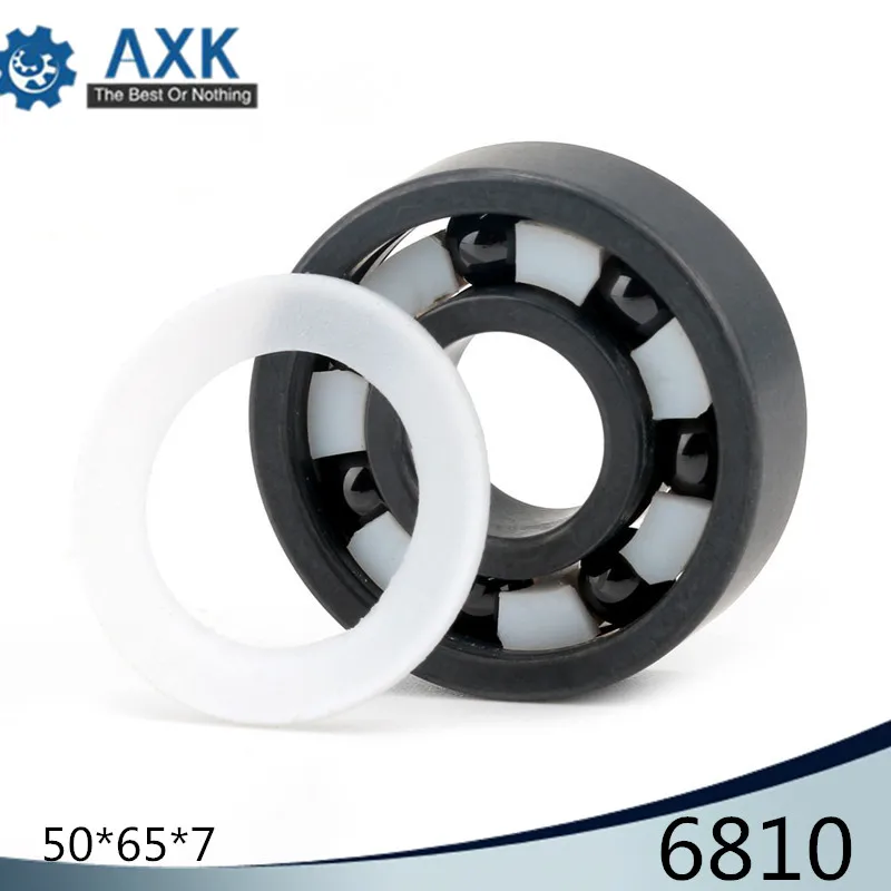 

6810 Full Ceramic Bearing ( 1 PC ) 50*65*7 mm Si3N4 Material 6810CE All Silicon Nitride Ceramic 6810 Ball Bearings