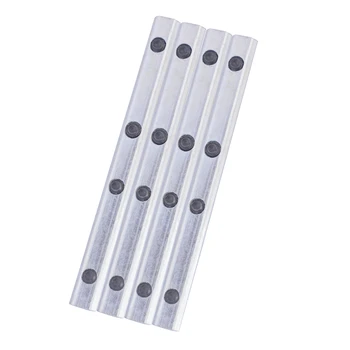 

2020 Series Aluminum Profile Straight Line Connector,Length 100mm Bracket Fastener with M5 Screw, T Slot 6mm Aluminum Extrusion