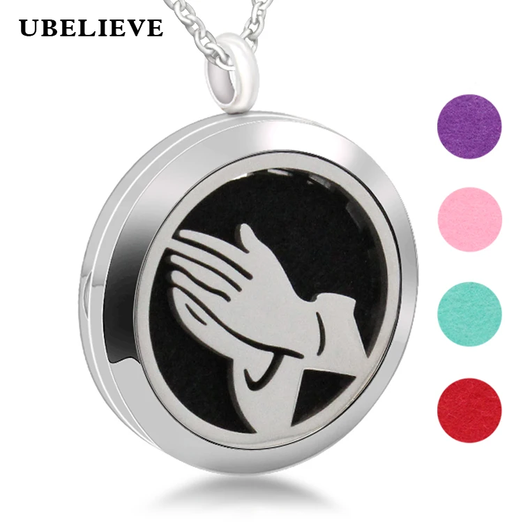 Stainless Steel Jewelry 30mm Aromatherapy Locket Round