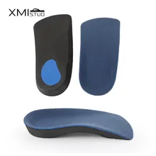 XMISTUO стельки Плоскостопие поддержка свода стопы движение половину площадку амортизацию дышащая прогулочная стельки обуви подушки ева ткани стельки