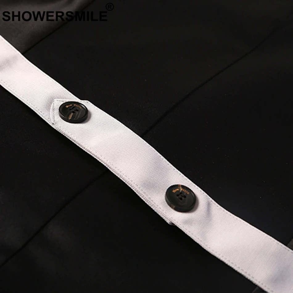 SHOWERSMILE Grey Waistcoat Women Short Elegant Ladies Vest Cotton Slim Fit OL Fashion Female Cheap Spring Sleeveless Jackets 4xl