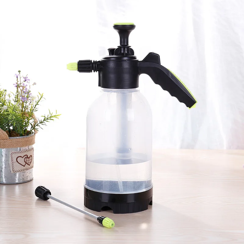 

2L Transparent Water Spray Bottle Pressurized 2 Spray Mode Explosion-proof High Capacity Plant Flower Watering Spray Gardening