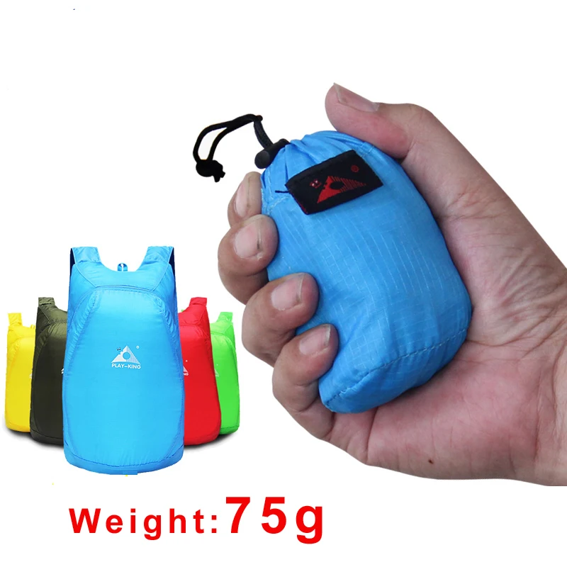 Bolsa de Nylon Pacote para as Mulheres Caminhadas ao ar Leve Mochila Dobrável Impermeável Ultraleve Homens Viagem Livre Ciclismo