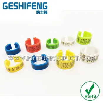 

free shipping pigeon clip ring 8mm 300pc custom with phone number open ring