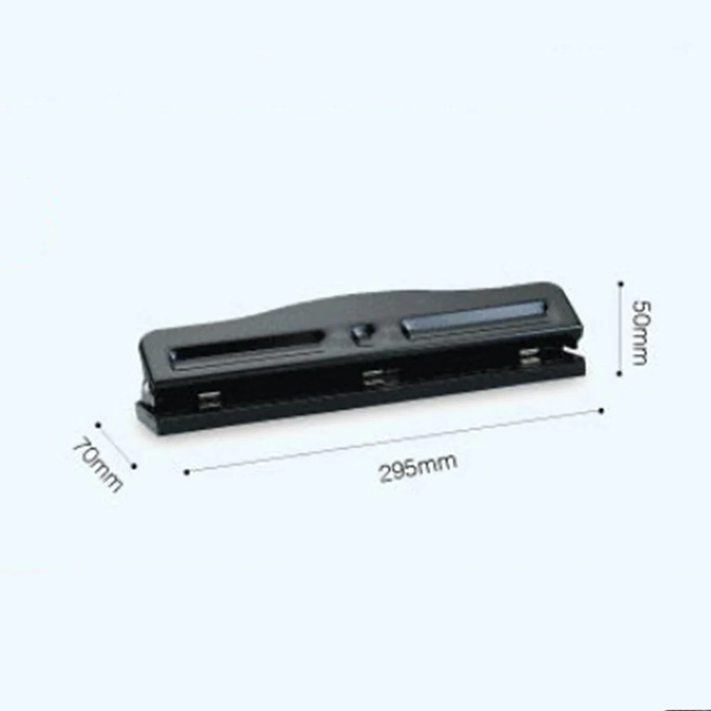 3 Holes Paper Puncher 999 Heavy Duty Punch, Adjustable M Desktop Hole Punch, 10 Sheets Capacities