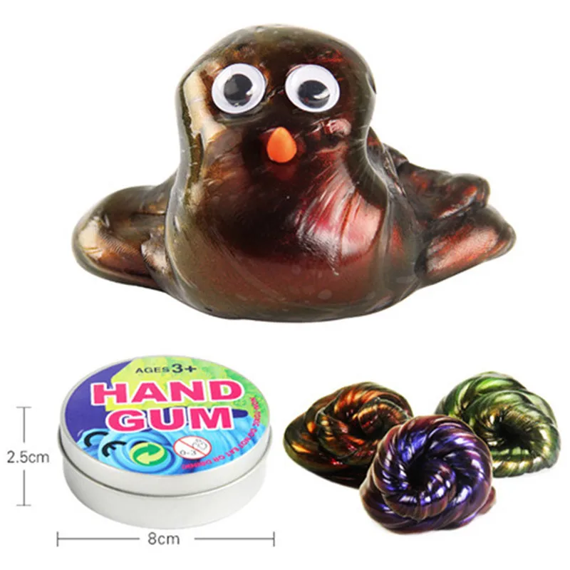 

Non-toxic Magical Funny colorful Plasticine Slime Modeling Clay Magnetic Playdough Educational Decompression DIY Toy Hand Gum