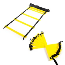 Высокое качество 3 м 6 Rung ловкость лестница для футбола скорость спорт на открытом воздухе тренировка лестница шаг с сумкой для переноски