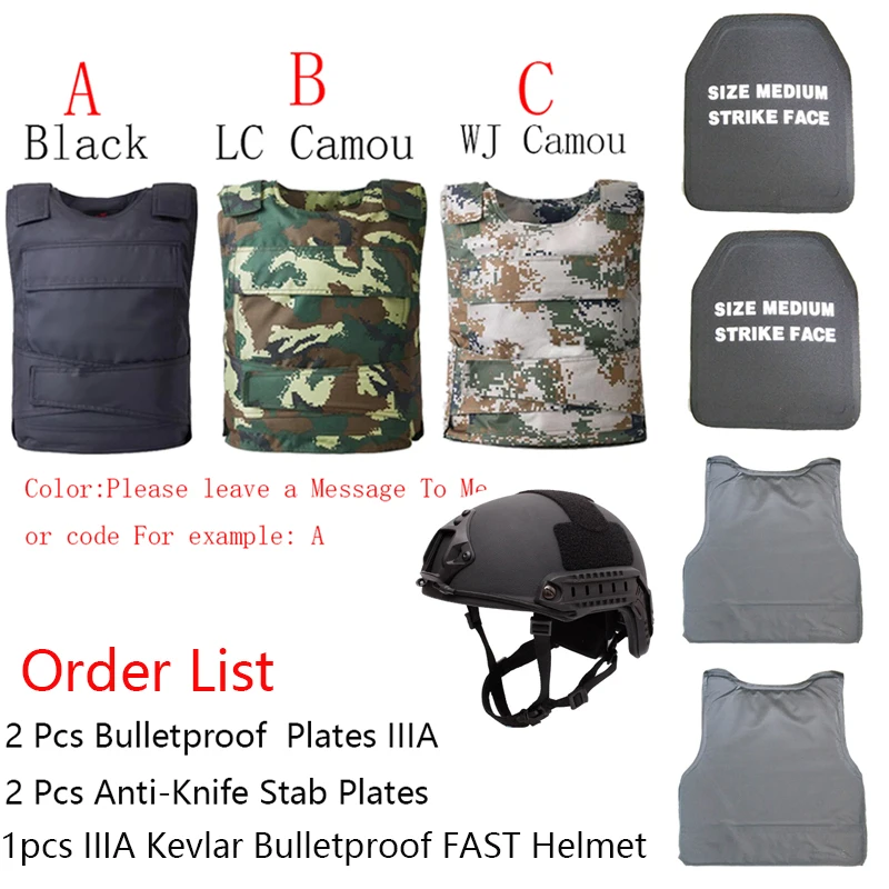 Colete à Prova de Balas Novo Nível Colete Tático Alta Meng Aço Proteger Vida Segurança Corpo Armadura Real Militar Proteção Combate 2020 iv 11 Novo colete à prova de balas iv