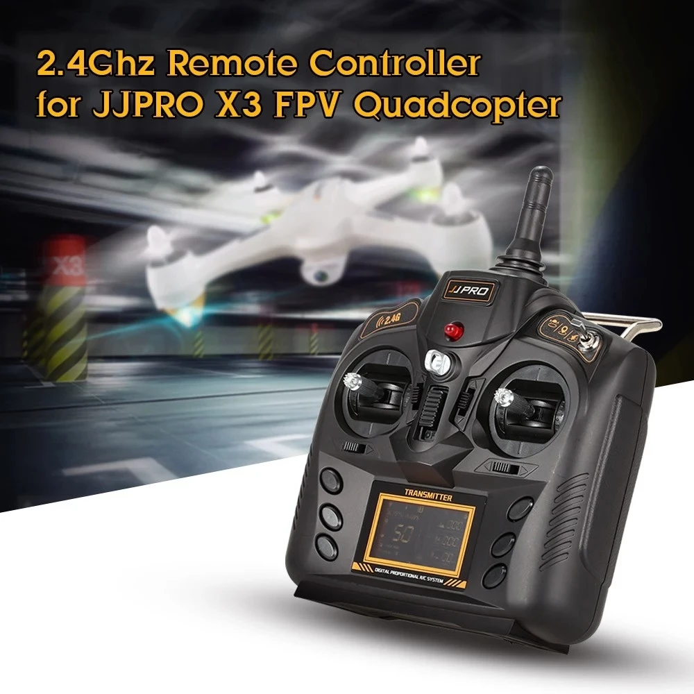 

2018 New JJRC JJPRO X3-12 2.4Ghz Remote Controller Transmitter for X3 B1 EX1 FPV Quadcopter RC Drone
