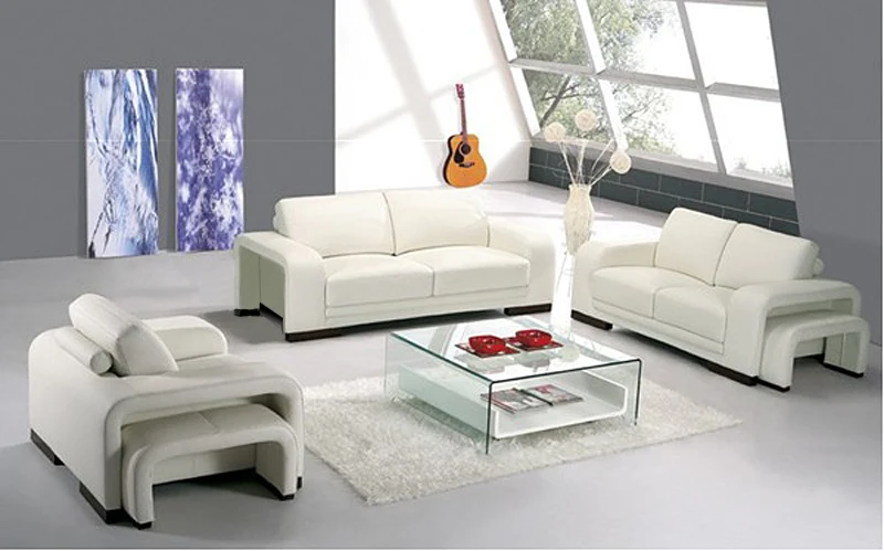 2016 White Color Sofa Sets Genuine Leather Sofa Sets 2016 White Color Sofa Sets Genuine Leather Sofa Sets