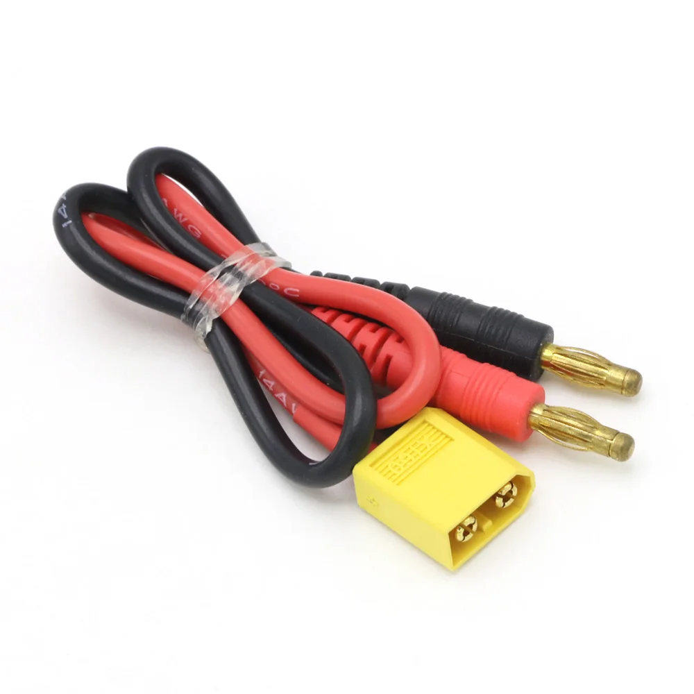 Câble adaptateur batterie RC T Plug XT60 Tamiya vers Banane 22cm