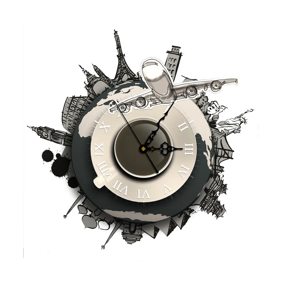 Разбитые настенные футбольные Необычные бесшумные акриловые часы 3D самоклеющиеся декоративные наклейки для гостиной спальни домашний декор наклейка